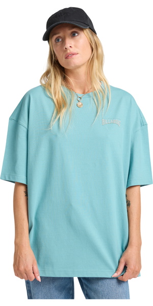 2025 Billabong Womens Reach For Sunshine T-Shirt EBJZT00478 - Misty Blue